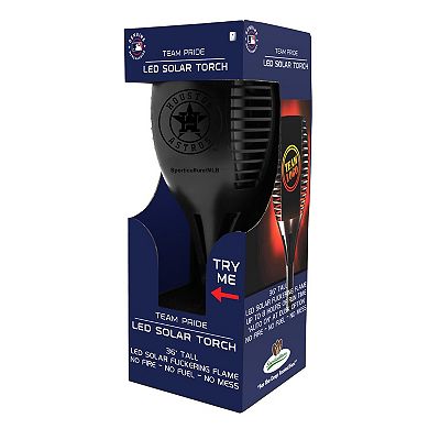 Sporticulture Houston Astros Team Pride LED Solar Torch