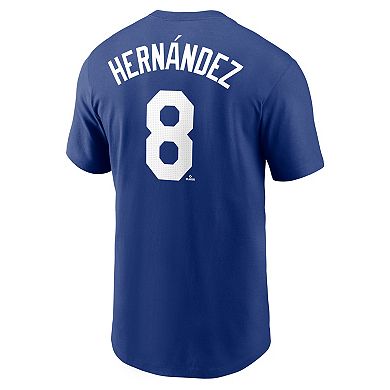 Men's Nike Enrique Hernández Royal Los Angeles Dodgers 2025 World Series Champions Name & Number T-Shirt