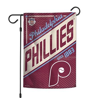 WinCraft Philadelphia Phillies 12" x 18" Cooperstown Collection Double-Sided Garden Flag
