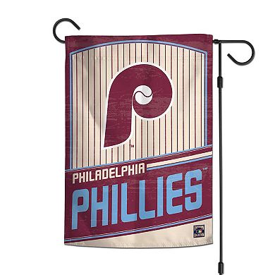 WinCraft Philadelphia Phillies 12" x 18" Cooperstown Collection Double-Sided Garden Flag