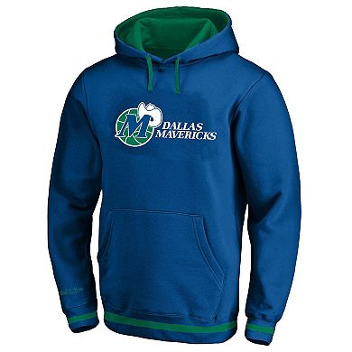 Men's Mitchell & Ness Blue Dallas Mavericks Hardwood Classics Big & Tall Hoodie