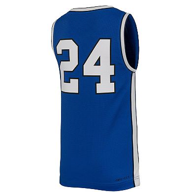 Youth Nike #24 Royal BYU Cougars Replica Basketball Jersey