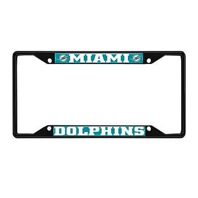 Logo Brands Miami Dolphins License Plate Frame