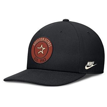 Men's Nike Black Houston Astros Cooperstown Collection Pro Dri-FIT Snapback Hat