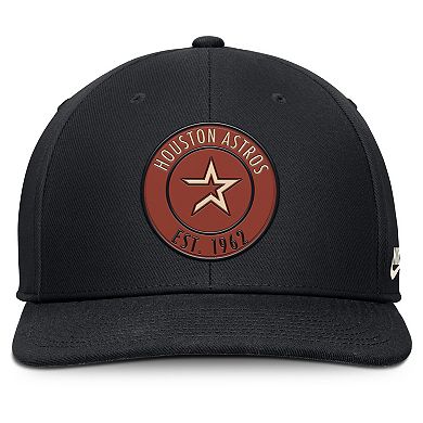 Men's Nike Black Houston Astros Cooperstown Collection Pro Dri-FIT Snapback Hat
