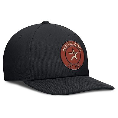 Men's Nike Black Houston Astros Cooperstown Collection Pro Dri-FIT Snapback Hat