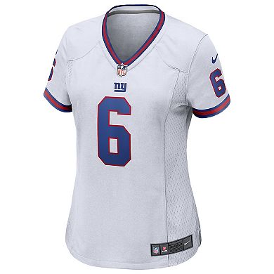 Women's Nike Jaxson Dart White New York Giants Alternate Vintage White Game Jersey