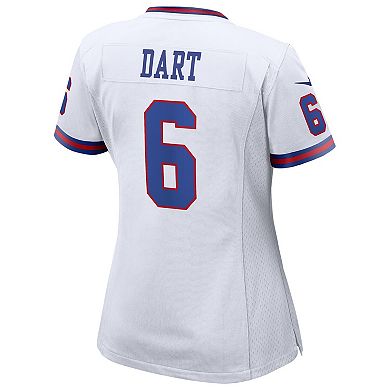 Women's Nike Jaxson Dart White New York Giants Alternate Vintage White Game Jersey