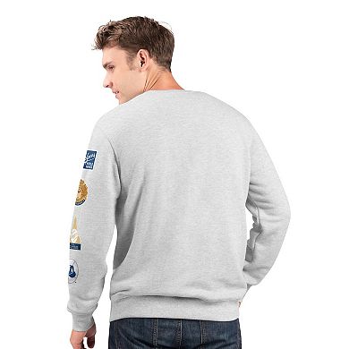 Men's Starter Heather Gray Los Angeles Dodgers 2025 World Series Champions Sweatshirt