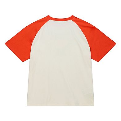 Women's Mitchell & Ness Cream San Francisco Giants Boyfriend Raglan T-Shirt