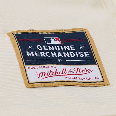 Women's Mitchell & Ness Cream San Francisco Giants Boyfriend Raglan T-Shirt