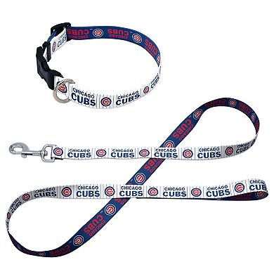WinCraft Chicago Cubs Pet Leash and Collar Set