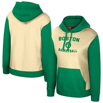 Women's Stadium Essentials Cream Boston Celtics Rafters Road Trip Hoodie