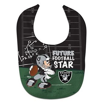 Newborn & Infant WinCraft Las Vegas Raiders Disney All-Pro Baby Bib