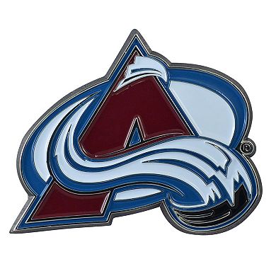 Logo Brands Colorado Avalanche Embossed Color Auto Emblem