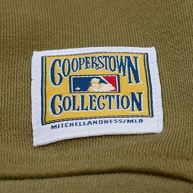 Women's Mitchell & Ness Olive New York Yankees Cooperstown Collection Fleece Sweatshirt