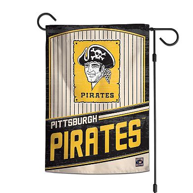 WinCraft Pittsburgh Pirates 12" x 18" Cooperstown Collection Double-Sided Garden Flag