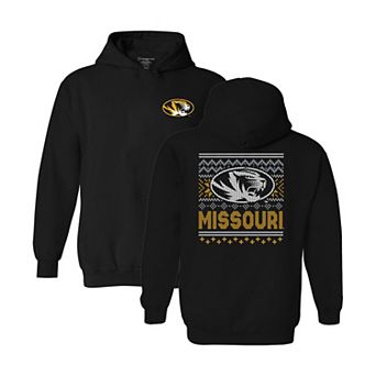 Youth Black Missouri Tigers Classic Holiday Sweater Hoodie