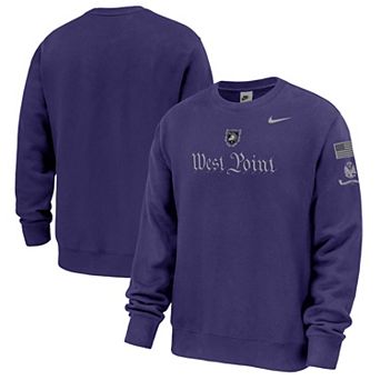 Men's Nike Purple Army Black Knights Army 250 Collection Club Fleece Sweatshirt