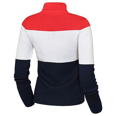 Women's Outerstuff White Team USA High Neck Sweater Milano Cortina 2026 Winter Olympics