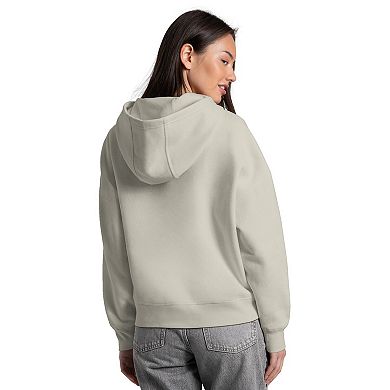 Women's Starter Khaki New Orleans Saints Rhinestone Relaxed Hoodie