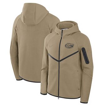 Men's Nike Olive Florida Gators Tech Fleece Full-Zip Windrunner Hoodie