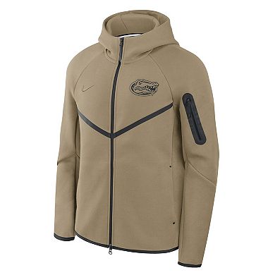 Men's Nike Olive Florida Gators Tech Fleece Full-Zip Windrunner Hoodie