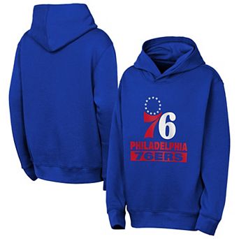 Youth Outerstuff Royal Philadelphia 76ers Back To The Basics Hoodie