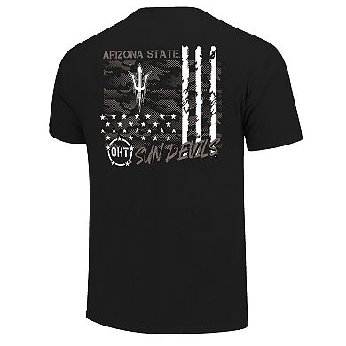 Men's Black Arizona State Sun Devils Comfort Colors OHT Camo Overlay T-Shirt