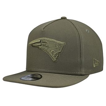 Youth New Era Olive New England Patriots Color Pack A-Frame 9FIFTY Snapback Hat