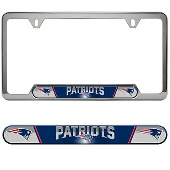 Logo Brands New England Patriots Embossed License Plate Frame