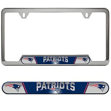 Logo Brands New England Patriots Embossed License Plate Frame