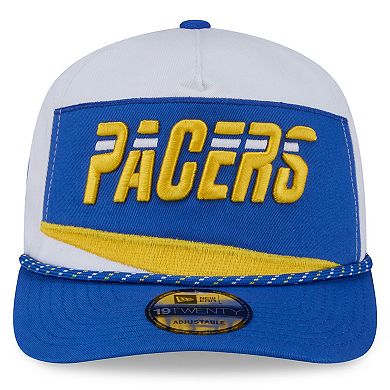 Men's New Era White/Blue Indiana Pacers 2025/26 City Edition 19TWENTY Adjustable Hat