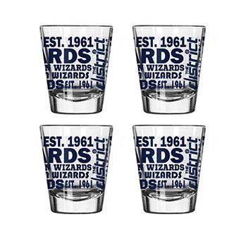 Washington Wizards 4-Pack 2oz. Shot Glass Set
