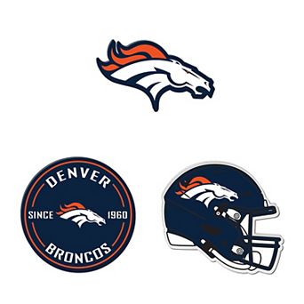 WinCraft Denver Broncos 3-Pack Premium Fridge Magnet Set