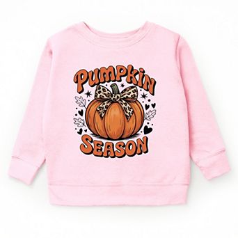 The Juniper Shop Coquette Pumpkin Season Leopard Youth Sweatshirt