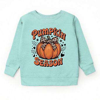 The Juniper Shop Coquette Pumpkin Season Leopard Youth Sweatshirt