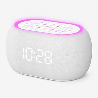 Night Light Alarm Bedroom Light Clock White Noise Sound Machine Alarm Clock With Hi-fi Sounds