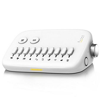 White Noise Sound Machine Sleep Slider Rail Button Rechargeable Adjustable Volume Sounds Timers