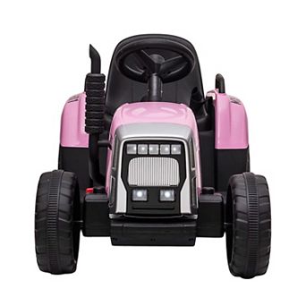 12V Kids Ride On Tractor with Trailer & Remote Control