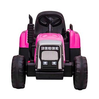 12V Kids Ride On Tractor with Trailer & Remote Control