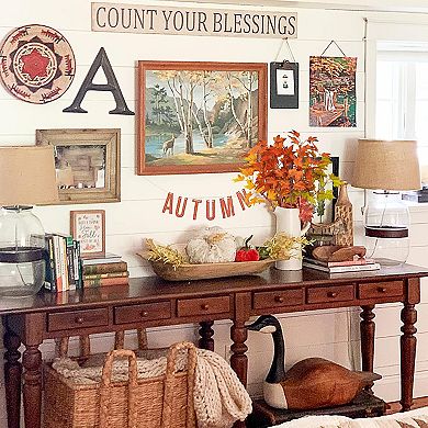 4Pcs Artificial Maple Leaves Branches 21.6in Fake Fall Leaves Stems Plants Outdoor Greenery Home