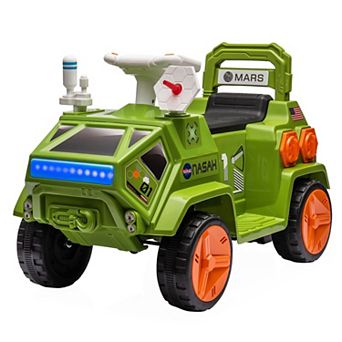 Kids Ride On ATV, Toddler Electric Ride On Car with Rocket Sound, Music, Easy-Control Training Toy