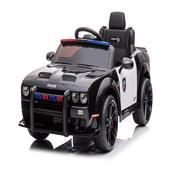 Licensed Dodge Challenger 12V Kids Ride-On Car, Electric Vehicle with Remote Control, LED Headlights