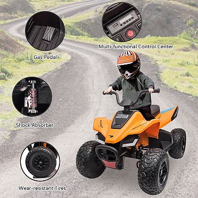 Licensed McLaren 24V Kids ATV 4-Wheeler Electric Ride-On Car with 800W Motor Off-Road Quad