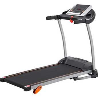 Whisen Easy Folding 2.5HP Treadmill for Home Use with Device Holder & Pulse Sensor