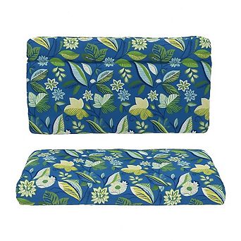Blazing Needles,Oudoor Loveseat Glider Cushion (1 pc Seat and Back)