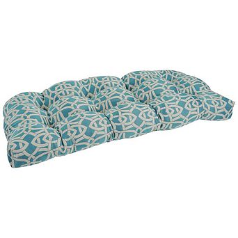 Blazing Needles,42-inch by 19-inch U-Shaped Premium Outdoor Tufted Settee/Bench Cushion