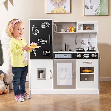 Pretend Play Kitchen with Utensils for Kids Aged 3+