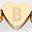 Gold Tone Letter B